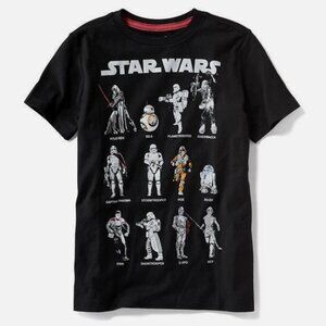 NWT OLD NAVY Star Wars The Force Awakens Characters Tees T-Shirt Boys XL 14 16